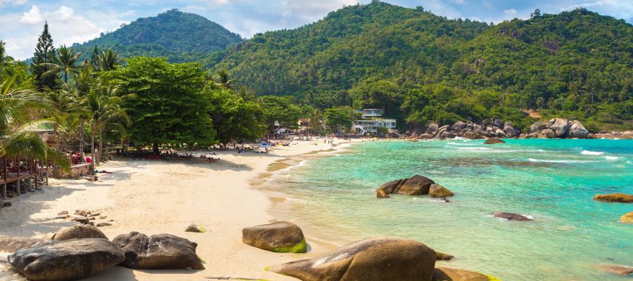 La plage Silver Beach à Koh Samui