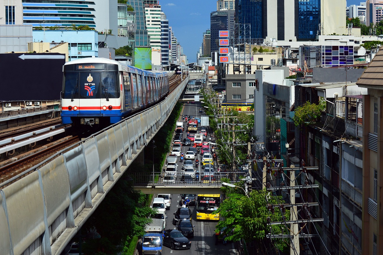 Transport à bangkok, metro et circulation